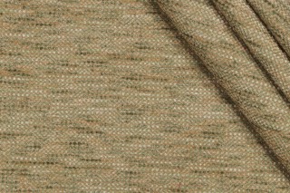 Grey Watkins Laramie Chenille Upholstery Fabric in Moss