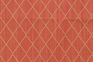 Grey Watkins Boca Grande Woven Decorator Fabric in Coral