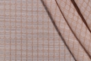 Scalamandre Orb Sheer Drapery Fabric in Dune