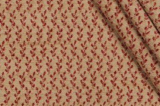 Fonthill Lamar Chenille Upholstery Fabric in Berry