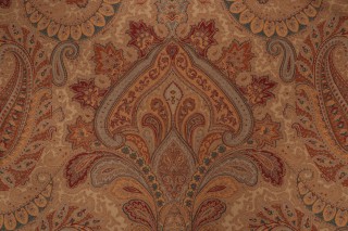 Grey Watkins Eugenie Printed Cotton Drapery Fabric in Havana
