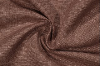 Williams Solid Woven Linen Blend Decorator Fabric in Earth