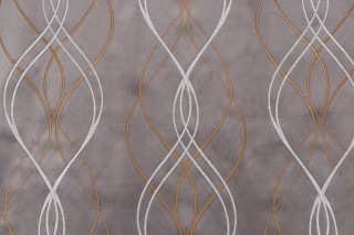 Covington Rialto Velvet Decorator Fabric in 9-Graphite