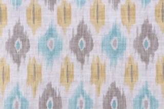 Covington Micah Printed Cotton Blend Drapery Fabric in 545-Mineral
