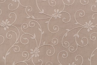 Lariat Damask Decorator Fabric in Khaki