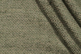 Scalamandre Kingsbury Woven Chenille Upholstery Fabric in Moss