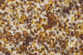 1 Yard Scalamandre Mutine Printed Linen Drapery Fabric in Or