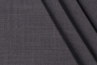 Linen Slub Upholstery Fabric in Smoke Grey