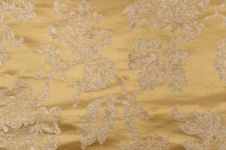 Scalamandre Damask Decorator Fabric in Gold