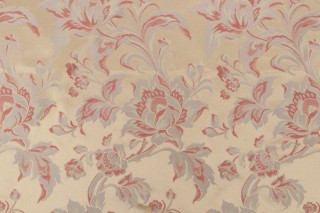 Scalamandre Doralina Woven Silk Decorator Fabric in Red