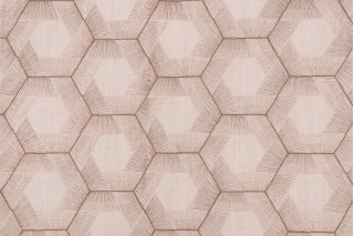 Valiant Fabrics Colony Embroidered Drapery Fabric in Linen