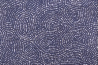 Terrasol - Lanzarote Printed Acrylic Outdoor Fabric in Indigo