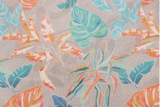 Terrasol - Tahiti Printed Acrylic Outdoor Fabric in Turquoise