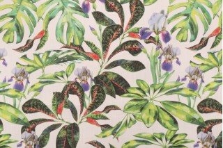 Terrasol - Kaui Printed Acrylic Outdoor Fabric in Coconut