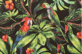 Terrasol- Sri Lanke Printed Acrylic Outdoor Fabric in Midnight