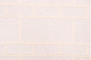 PK Lifestyles On The Fringe Embroidery Decorator Fabric in Cream