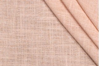 PK Lifestyles Margot Woven Semi-Sheer Drapery Fabric in Blush