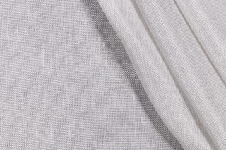 Scalamandre Electra Sheer Drapery Fabric in Platinum
