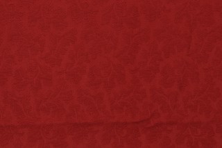 Scalamandre Acorn Weave Jacquard Drapery Fabric in Red
