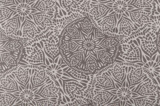 Bella Dura Makayla Woven Polyolefin Outdoor Fabric in Pewter