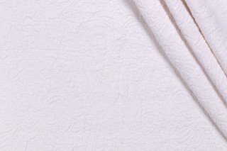 Kast Matelasse Upholstery Fabric in Bleach