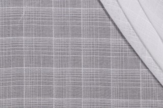 Fonthill Fieldston Sheer Drapery Fabric in White