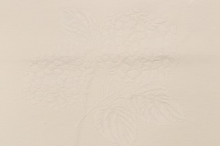 Scalamandre Hydrangea Matelasse Upholstery Fabric in Natural