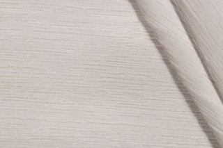 Strie Velvet Upholstery Fabric in Oyster