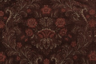 Scalamandre Spenceley Washed Chenille Tapestry Upholstery Fabric in Mocha Multi