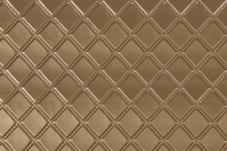 Scalamandre Embossed Vinyl Upholstery Fabric in Antique Coin