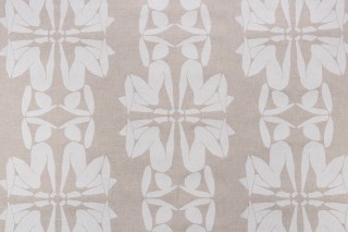 Lacefield Jazz Printed Cotton Blend Drapery Fabric in Gesso 