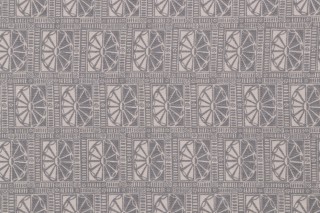Lacefield Hicks Printed Cotton Drapery Fabric in Limestone 
