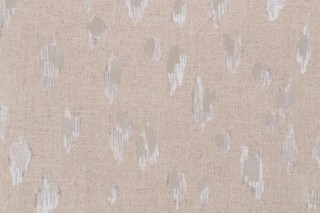 Lacefield Asher Printed Linen Blend Drapery Fabric in Chalk 