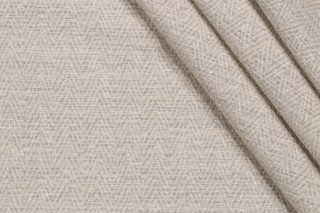 Dapper Woven Polyester Outdoor Fabric in Bone
