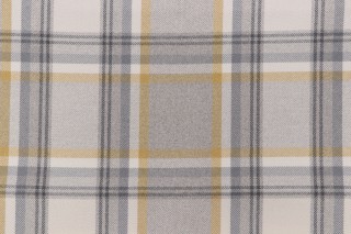 Master Fabrics Tartan Woven Upholstery Fabric in Dandelion