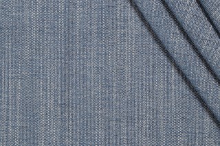 Crypton Castle High Performance Woven Chenille Upholstery Fabric in Denim