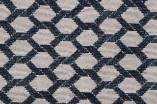 Valdese Weavers Beachum Crypton Home Finish Upholstery Fabric in Indigo