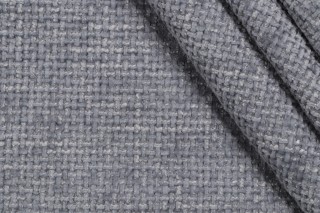Valdese Weavers Nones Crypton Home Finish Chenille Upholstery Fabric in Mist