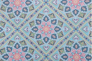 Richloom Medlo Printed Polyester Outdoor Fabric in Island