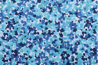 Richloom Cranston Printed Polyester Outdoor Fabric in Capri