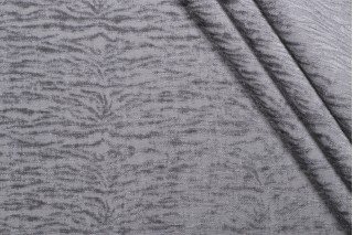 Kaufmann Tigra Performance Woven Chenille Upholstery Fabric in Ash