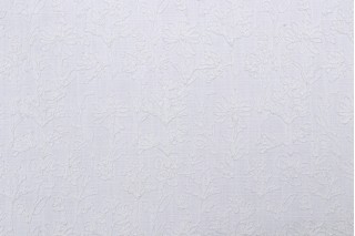 Valiant Fabrics Millie Embroidered Drapery Fabric in Off-White