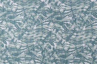 Lacefield Fern Printed Cotton Blend Drapery Fabric in Eucalyptus