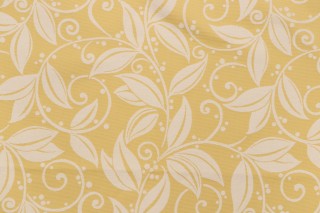 Fonthill Gigi Damask Decorator Fabric in Jaune
