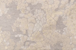 Gabbro Damask Decorator Fabric in Zinc