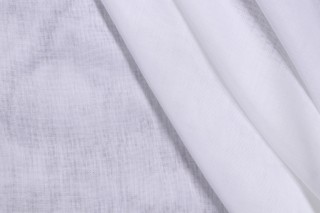 Scalamandre Voile Etamin Sheer Drapery Fabric in White