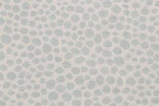 Spot Woven Chenille Upholstery Fabric in Mist Blue