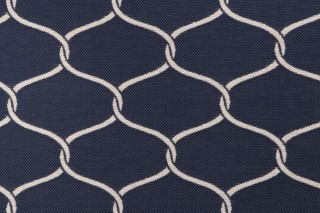 Twist Woven Upholstery Fabric in Indigo