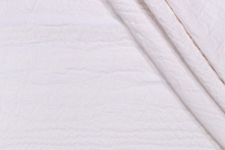 Shaw Matelasse Upholstery Fabric in Cloud