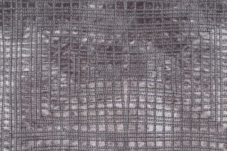 Josey Embroidered Decorator Fabric in Slate Blue